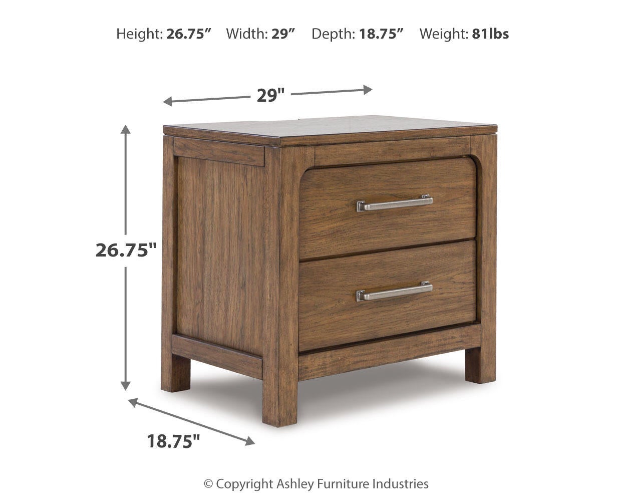 Cabalynn California  Upholstered Bed With Mirrored Dresser, Chest And Nightstand