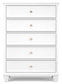 Fortman  Panel Bed With Mirrored Dresser, Chest And Nightstand