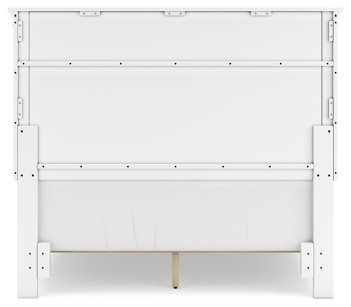 Fortman  Panel Bed With Mirrored Dresser And Nightstand