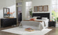 Danziar  Panel Headboard, Dresser And Mirror