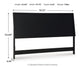 Danziar  Panel Headboard, Dresser And Mirror