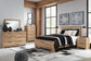 Hyanna  Panel Bed, Dresser, Mirror And Nightstand