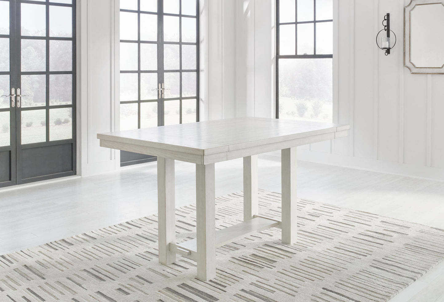 Robbinsdale Counter Height Dining Table and 8 Barstools