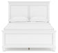 Fortman  Panel Bed With Mirrored Dresser