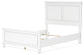Fortman  Panel Bed With Mirrored Dresser
