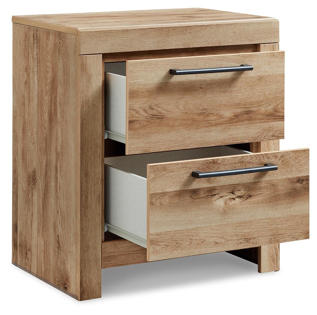 Hyanna  Panel Bed, Dresser, Mirror And Nightstand