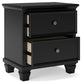 Lanolee California  Panel Bed With Mirrored Dresser, Chest And Nightstand