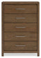 Cabalynn  Panel Bed With Storage With Mirrored Dresser, Chest And Nightstand