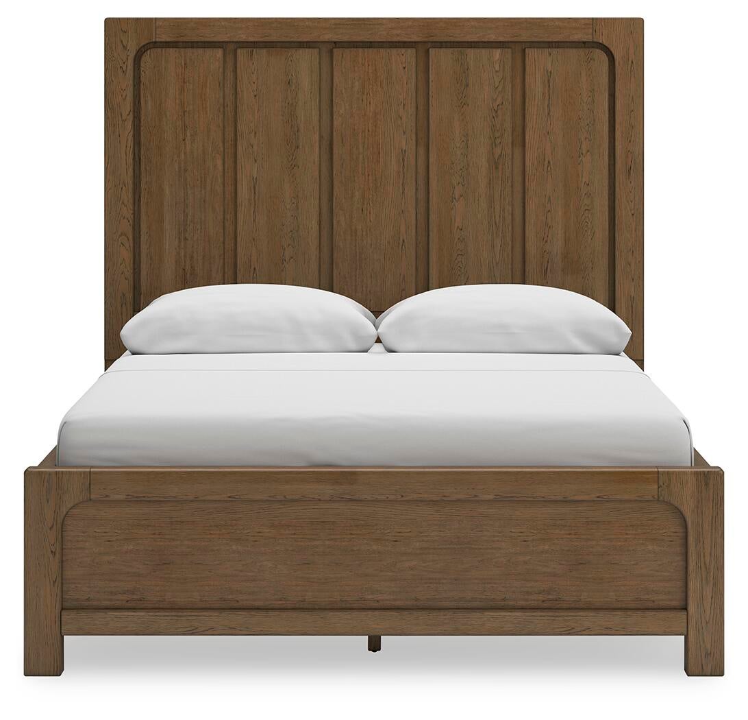 Cabalynn  Panel Bed With Storage With Mirrored Dresser, Chest And Nightstand