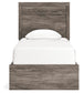 Ralinksi  Panel Bed With Mirrored Dresser