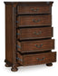Lavinton  Poster Bed, Dresser, Mirror, Chest And Nightstand