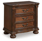 Lavinton  Poster Bed, Dresser, Mirror, Chest And Nightstand