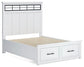 Ashbryn  Panel Storage Bed, Dresser, Mirror, Chest And Nightstand