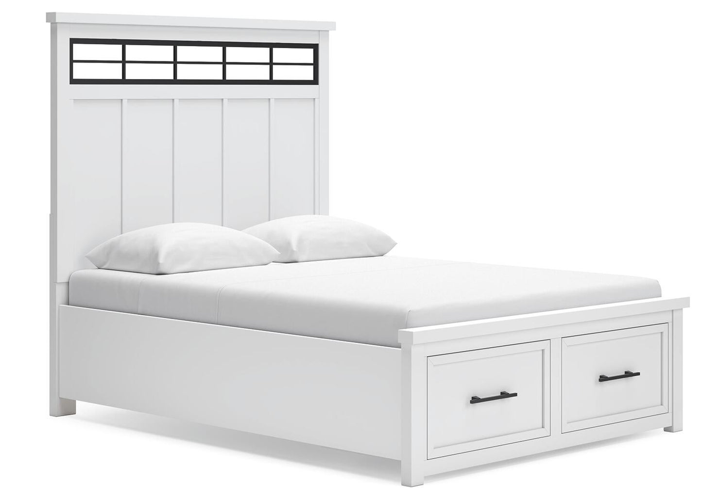 Ashbryn  Panel Storage Bed, Dresser And Mirror