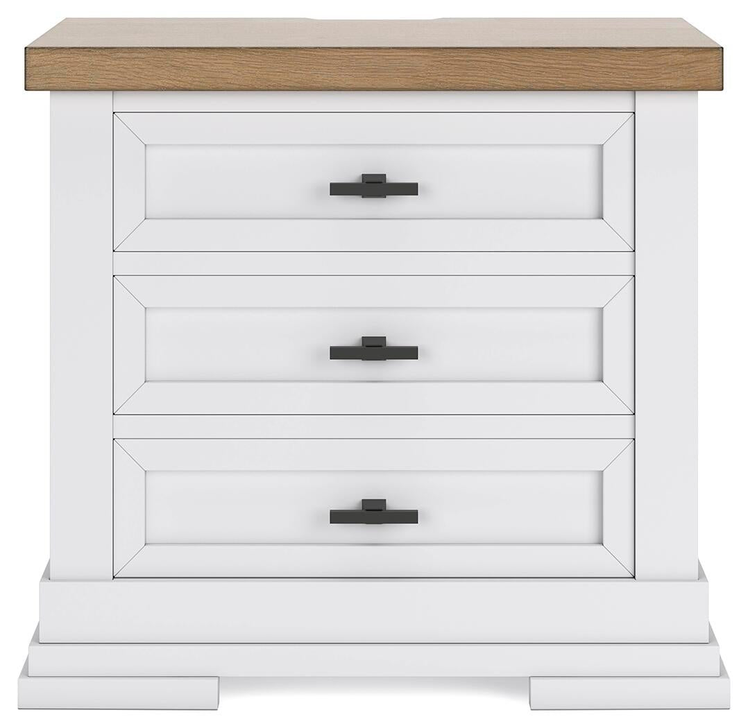 Ashbryn  Panel Storage Bed, Dresser, Mirror And Nightstand