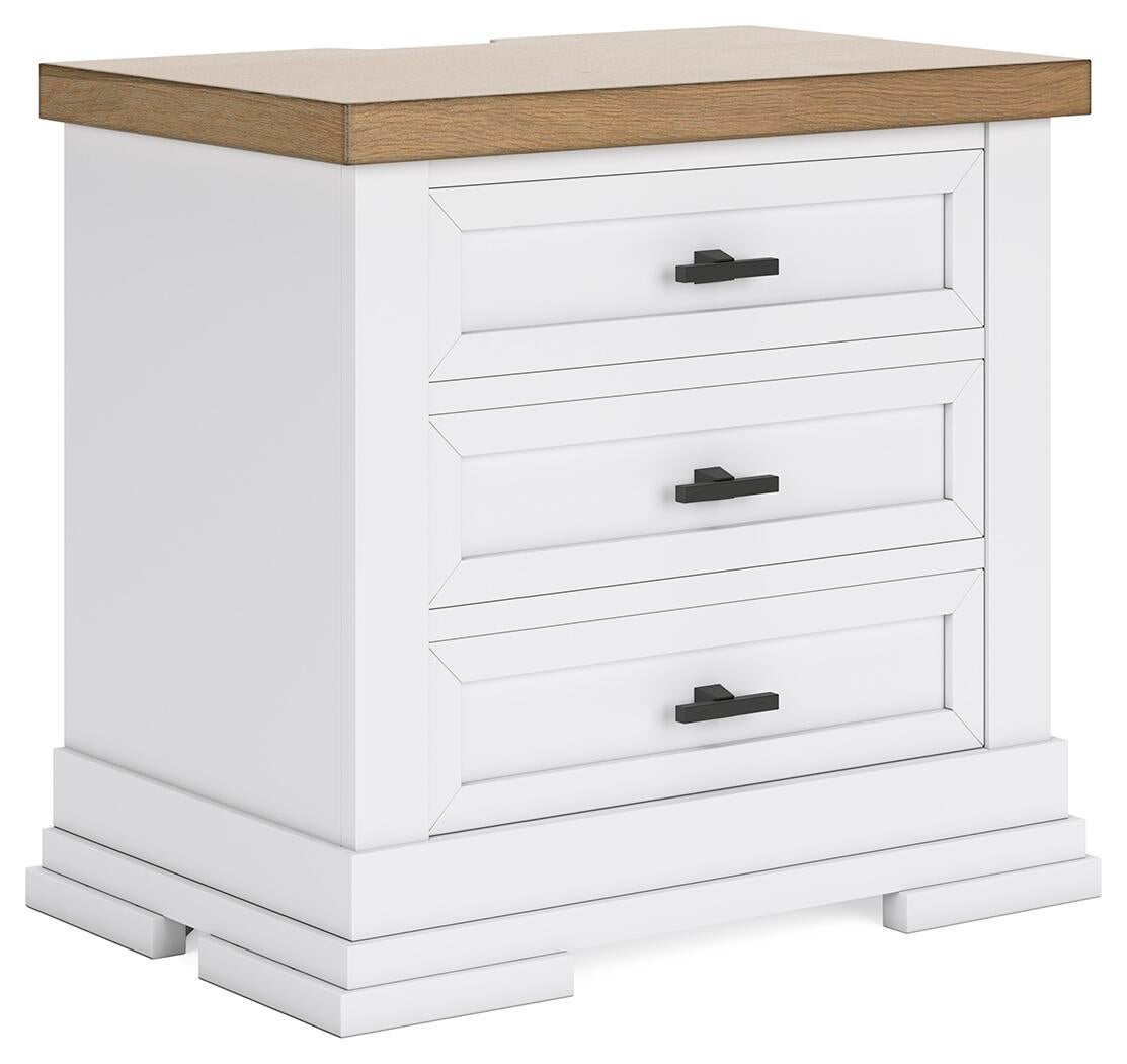 Ashbryn  Panel Storage Bed, Dresser, Mirror And Nightstand
