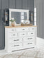 Ashbryn  Panel Storage Bed, Dresser, Mirror And Nightstand