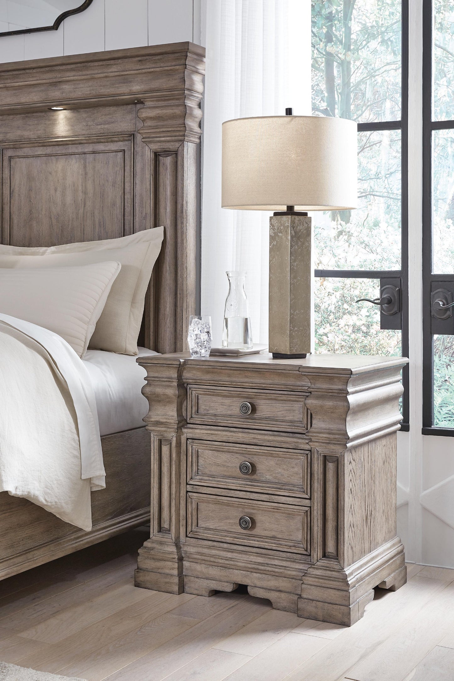 Blairhurst California  Panel Bed, Dresser, Mirror, Chest And Nightstand