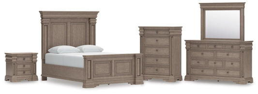 Blairhurst  Panel Bed, Dresser, Mirror, Chest And Nightstand