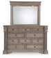 Blairhurst  Panel Bed, Dresser, Mirror, Chest And Nightstand
