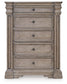Blairhurst  Panel Bed, Dresser, Mirror, Chest And Nightstand