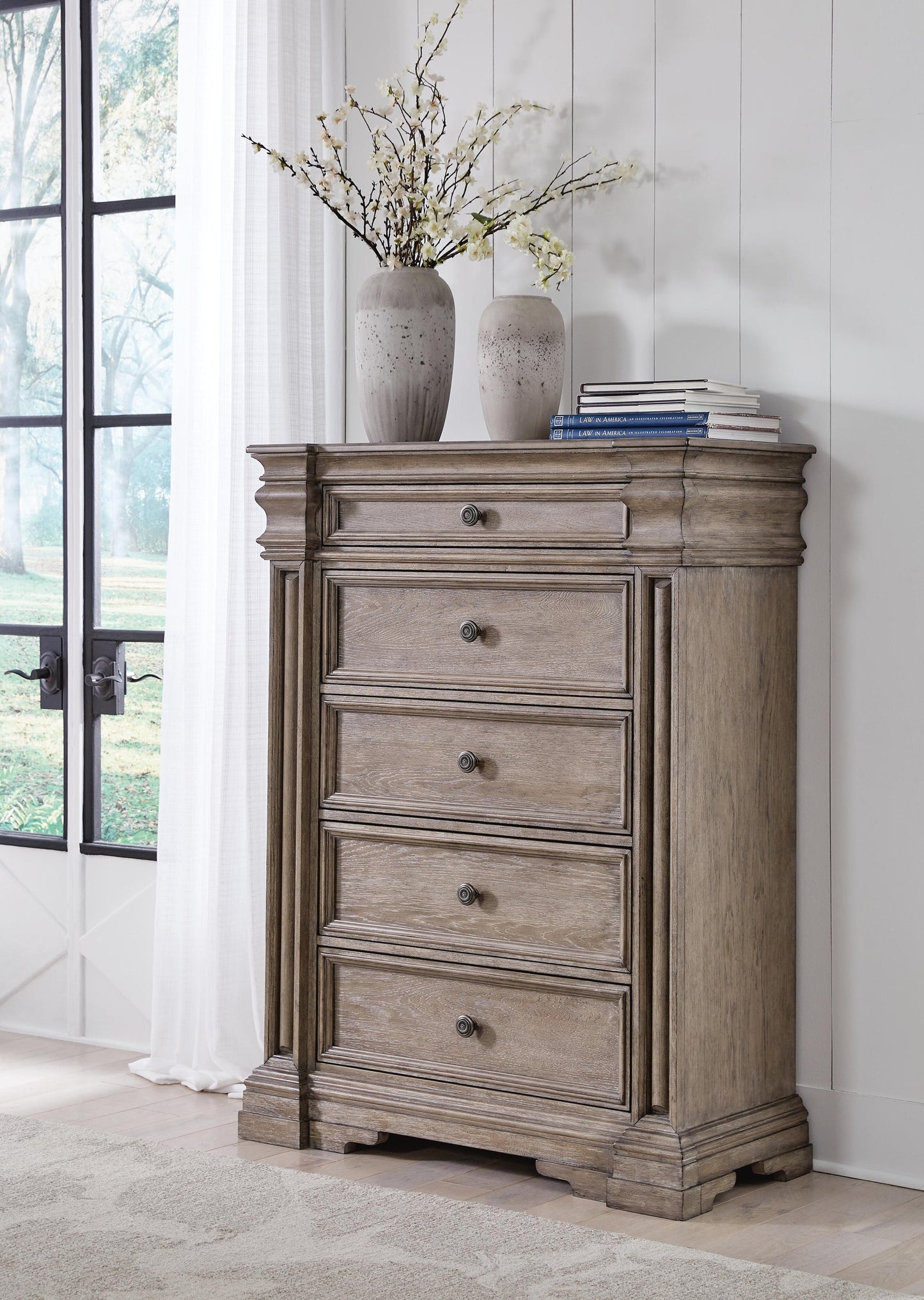 Blairhurst  Panel Bed, Dresser, Mirror, Chest And Nightstand