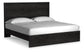 Belachime  Panel Bed With Mirrored Dresser, Chest And Nightstand