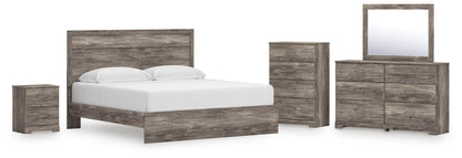 Ralinksi  Panel Bed, Dresser, Mirror, Chest And Nightstand