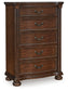 Lavinton California  Poster Bed, Dresser, Mirror, Chest And Nightstand