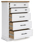 Ashbryn California  Panel Storage Bed, Dresser, Mirror, Chest And Nightstand