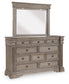 Blairhurst  Panel Bed, Dresser, Mirror, Chest And Nightstand