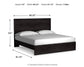 Belachime  Panel Bed With Mirrored Dresser