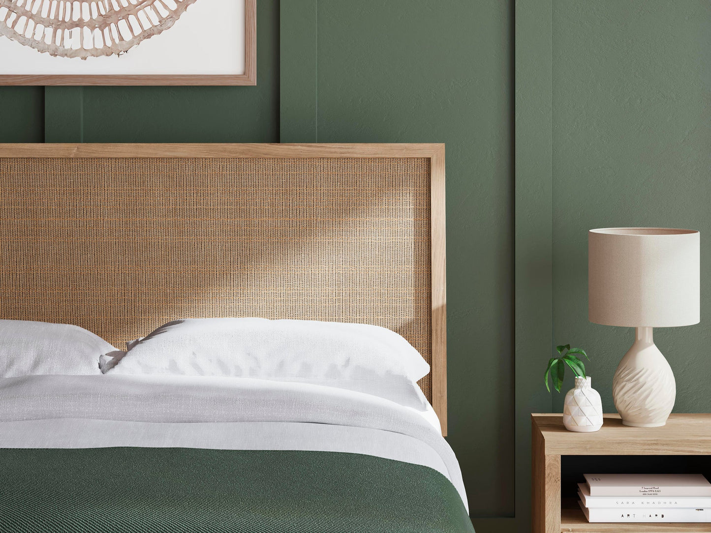 Cielden  Panel Headboard, Dresser, Mirror, Chest And Nightstand