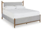 Lyncott California  Upholstered Bed, Dresser, Mirror, Chest And Nightstand