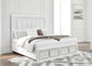 Chalanna  Upholstered Storage Bed With Mirrored Dresser