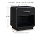 Rowanbeck California  Upholstered Panel Bed, Dresser, Mirror And Nightstand