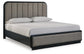 Rowanbeck  Upholstered Panel Bed, Dresser, Mirror, Chest And Nightstand