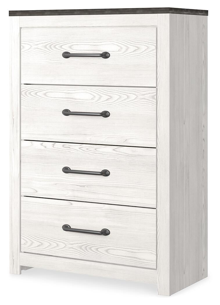 Gerridan  Panel Bed, Dresser, Mirror, Chest And Nightstand