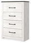 Gerridan  Panel Bed, Dresser, Mirror, Chest And Nightstand