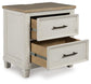 Shaybrock California  Panel Bed, Dresser, Mirror And Nightstand