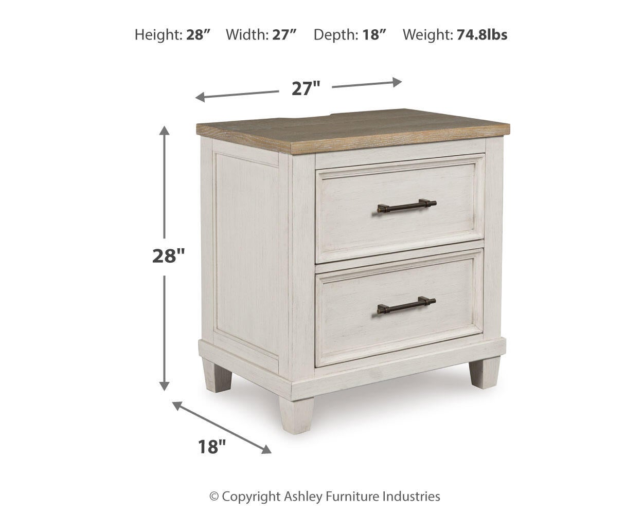 Shaybrock California  Panel Bed, Dresser, Mirror And Nightstand