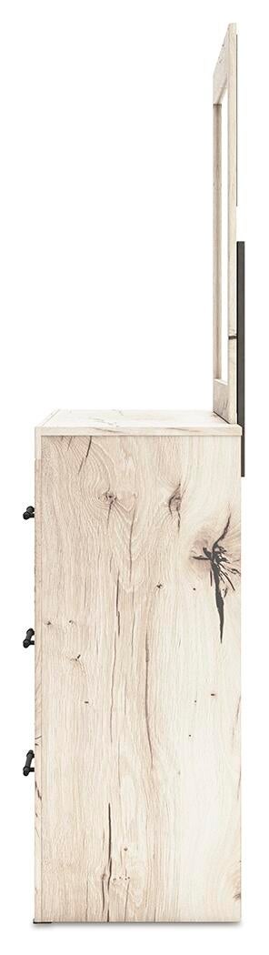 Lawroy  Panel Headboard, Dresser And Mirror