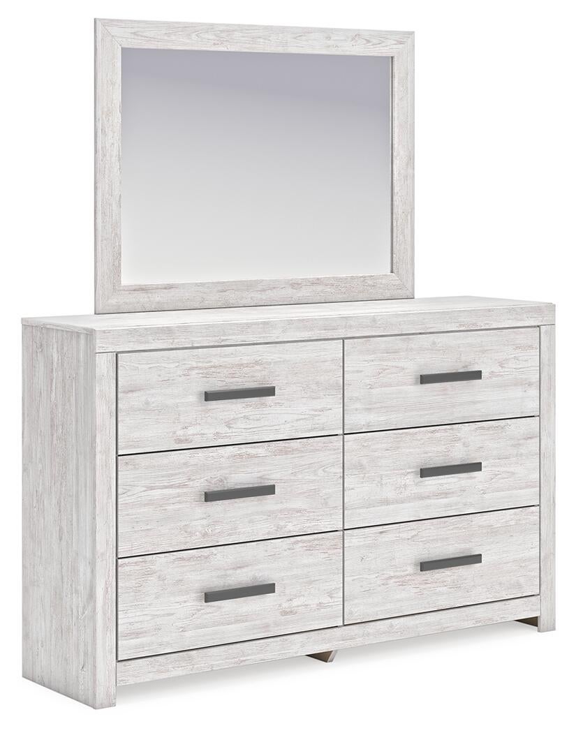 Cayboni  Panel Bed, Dresser, Mirror, Chest And Nightstand