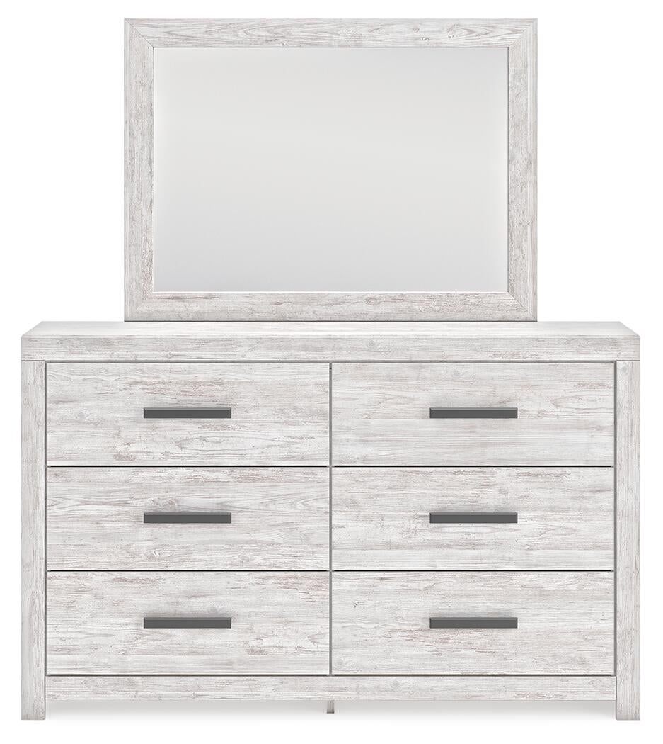 Cayboni  Panel Bed, Dresser, Mirror, Chest And Nightstand