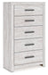 Cayboni  Panel Bed, Dresser, Mirror, Chest And Nightstand