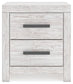 Cayboni  Panel Bed With Mirrored Dresser And Nightstand