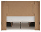 Lawroy  Panel Bed With Storage, Dresser And Mirror