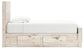 Lawroy  Panel Bed With Storage, Dresser And Mirror