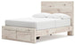 Lawroy  Panel Storage Bed, Dresser, Mirror, Chest And Nightstand