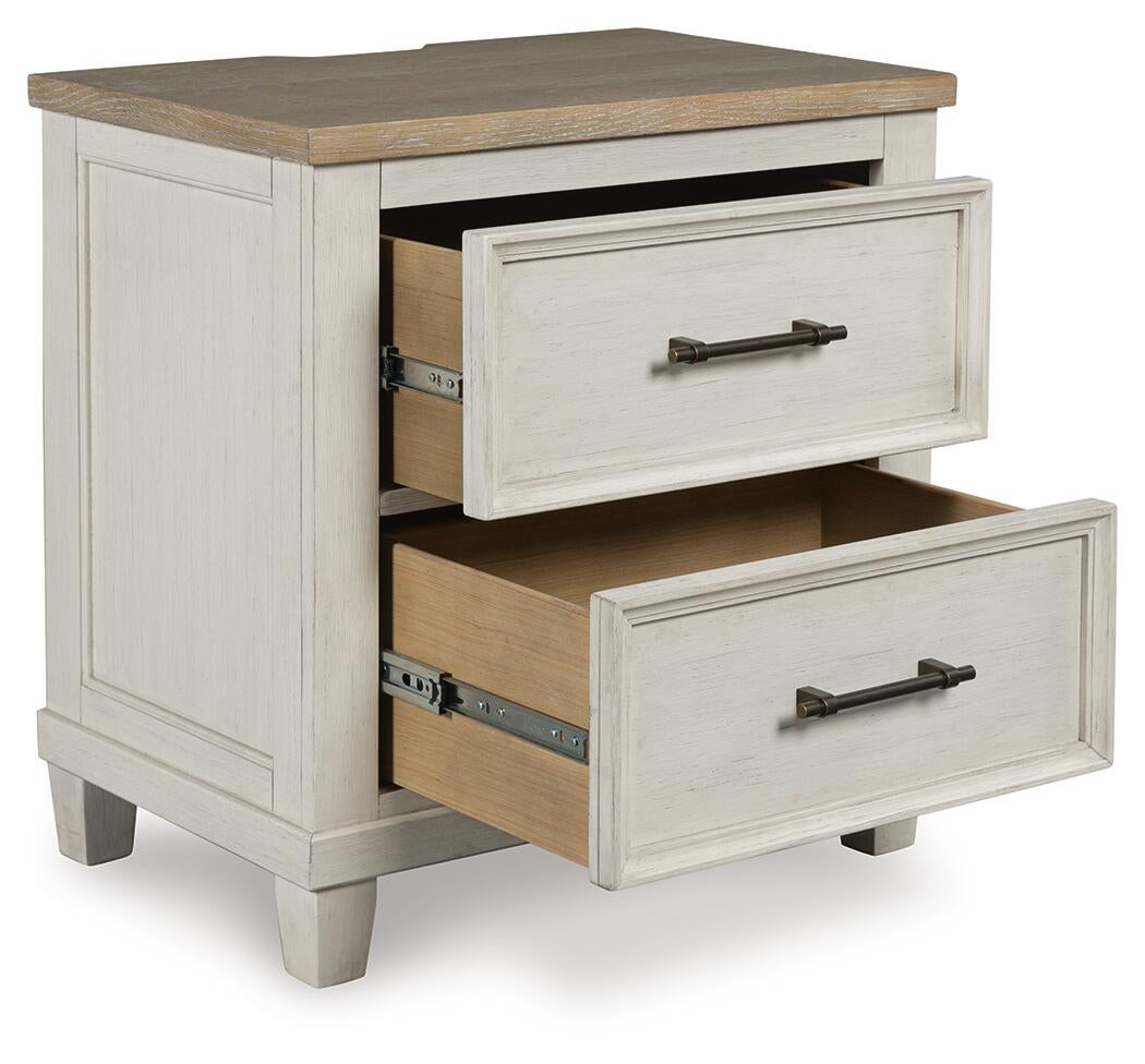 Shaybrock  Panel Bed, Dresser, Mirror And Nightstand